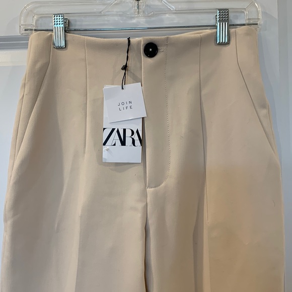 Zara | Pants u0026 Jumpsuits | Nwt Zara High Waist Slim Fit Pants | Poshmark